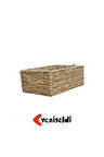 1 Adet Doğal Hasır Sepet ( Uzunluğu 36 Cm Genişlik 23 Cm Yükseklik 14 Cm ) Yen240038or
