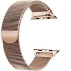 Gpack Apple Watch 44 mm Kılıf Metal Kayış Kordon