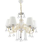 Trendylight Berfin 5 Li Sarı Renkli Taşlı Avize