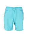 Kadın Deniz Şortu 2 Adet Cepli Pamuklu Su Yitici Özellik Tahriş Etmez Turkuaz BN-10