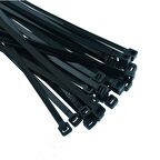 KSN Kablo Bağı Plastik Kelepçe Siyah 2.5x200mm  -  100 Adet 