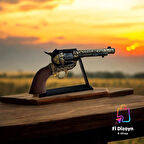 Western Tabanca Gold Detaylı Biblo-Figür