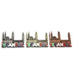 Periboia İstanbul Temalı Metal Magnet Model 5 