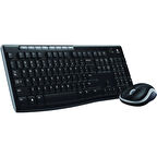 Logitech MK270 Kablosuz Klavye Mouse Set Siyah 920-004525