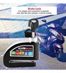 Motosiklet Alarmlı Disk Kilidi R8201