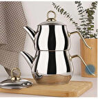 Gold Saplı Orta Boy Çaydanlık