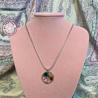 Uretti - Tuğba 6667 - El Yapımı Hayat Ağacı Çakra Kolye - 29 cm