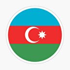 Azerbaycan Azerbaijan 18 Cm Araba Arka Cam Sticker MD11