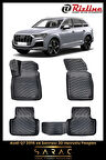 Rizline Audi Q7 2018 Model 3D Havuzlu Paspas