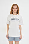  Kadın Master Of Sarcasm Baskılı Kısa Kollu %100 Pamuk Tişört