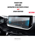 Peugeot 2008 2019-2020 Navigasyon ve Multimedya Uyumlu Mat Ekran Koruyucu