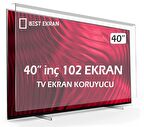 Simfer 40SFS4N Tv Ekran Koruyucu - Simfer 40" inç 102 Ekran Koruyucu