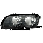 BMW Komple Far E46 Sol; Siyah -Coupe- 2002-03