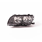 BMW Komple Far E46 Sol; Siyah -Sedan- 1998-01