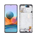 Xiaomi Uyumlu Redmi Note 10 Pro Lcd Ekran Dokunmatik Siyah Çıtalı OLED