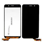 Huawei Uyumlu Y6 Lcd Ekran Siyah Çıtasız