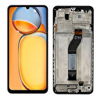 Xiaomi Uyumlu Redmi 13C Lcd Ekran Dokunmatik Siyah Çıtalı Servis