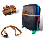 Premium Açık Kahverengi Valiz Kemeri 1 adet 2,5 cm