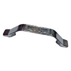 Dekoratif Zamak Kulp İçten - 64mm, Nikel, 1 Adet TdrTr