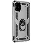 Gpack Samsung Galaxy A71 Kılıf Vega Standlı Yüzüklü MıknatıslıNano Glass