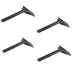 SOFRA AYAĞI SİYAH PLASTİK 22CM ( 4 ADET )