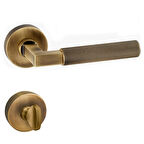 DOĞANLAR BT OLİFKA MAT VERNİK ROZETLİ KAPI KOLU TAKIM-Wc Kol