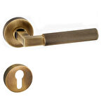 DOĞANLAR BT OLİFKA MAT VERNİK ROZETLİ KAPI KOLU TAKIM-Yale Kol