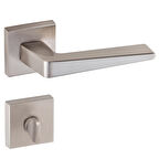 DOĞANLAR PENTA SATEN ROZETLİ KAPI KOLU TAKIM-Wc Kol