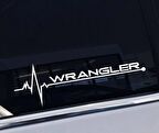 Wrangler Yan Cam Sticker Oto Kapı Çıkartma Tuning oto 20 cm x 7 cm yazı 240