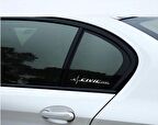 Civic Yan Cam Sticker Oto Kapı Çıkartma Tuning oto 20 cm x 7 cm yazı 190