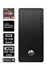 HP 295 G9 RYZEN 3 5300G 12GB RAM 512GB SSD FDOS 6D391EA MASAÜSTÜ PC & PER4 BELLEK