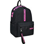 BEZ SIRT ÇANTASI UNISEX GÜNLÜK BÜYÜK BOY OKUL ÇANTA pembe