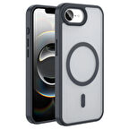 Apple iPhone 16E Kılıf Magsafe Şarj Özellikli Mat Arka Yüzey Redclick Sio Kapak