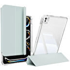 ​​Apple iPad Pro 13 2024 Kılıf Magnetik Ayrılabilen Airbagli Redclick Kalem Bölmeli Tablet Kılıfı