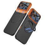 Apple iPhone 17 Pro Max Kılıf M-safe Şarj Özellikli 360 Derece Standlı Çift Parçalı Redclick Torino Kapak