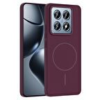 Xiaomi 14T Pro Kılıf Magsafe Şarj Özellikli Redclick Ruby Sert Kapak