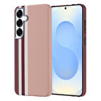 Galaxy S25 Plus Kılıf Magsafe Şarj Özellikli Karbon Fiber Görünümlü Redclick Nekst Kapak