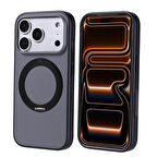 Apple Uyumlu iPhone 17 Pro Kılıf M-Safe Şarj Özellikli Standlı Redclick Proton Silikon Kapak