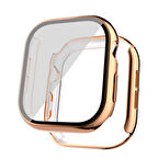 Apple Watch 10 46mm Sert PC Kasa Electroplatink Çerçeveli Ekran Koruyucu Redclick Watch Gard 36