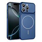 Apple Uyumlu iPhone 15 Pro Max Kılıf Redclick M-Safe Şarj Özellikli Kamera Korumalı Formen Kapak