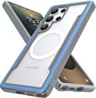 Galaxy S25 Ultra Kılıf Magsafe Şarj Özellikli Airbagli Raptic Shield Serisi Şeffaf Arka Yüzey Kapak