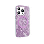 Apple iPhone 14 Pro Kılıf Magsafe Şarj Özellikli Fırça Boya Desenli Redclick Palet Kapak