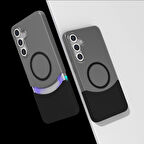 Galaxy S24 FE Kılıf M-Safe Şarj Özellikli Mıknatıslı Redclick Duble Kapak