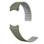 Galaxy Watch 5 Pro 45mm Redclick KRD-111 20mm Çizgili Desenli Silikon Kordon