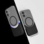 Apple iPhone 16 Kılıf M-Safe Şarj Özellikli Mıknatıslı Redclick Duble Kapak