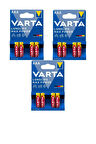 3'Lü Paket Longlıfe Varta 4AAA İnce Kalem