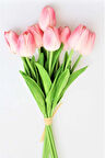 5'li ıslak görünümlü lale buketi