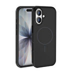 Apple İphone 17 Kılıf M-safe Şarj Özellikli Metal Kamera Çerçeveli Lopard Edi Silikon Kapak