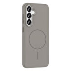 Samsung Galaxy S24 Kılıf Magsafe Şarj Özellikli Lopard Ruby Silikon Kapak