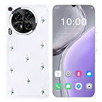 Tecno Camon 30 Kılıf Airbag Tasarımlı Simli Şeffaf Lopard Kutup Kapak